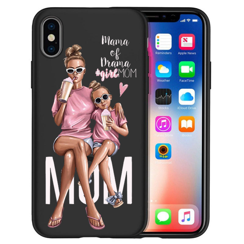 Wholesale Fashion Mom Family Parent Child TPU Phone Cases